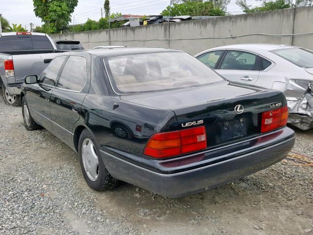 JT8BH28F8V0095421 - 1997 LEXUS LS 400 BLACK photo 3