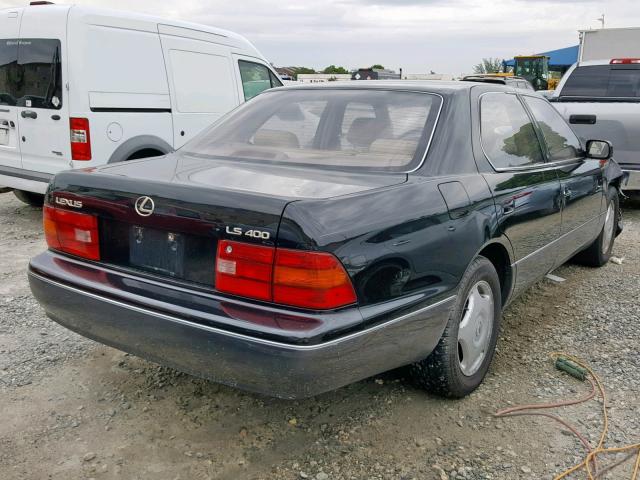 JT8BH28F8V0095421 - 1997 LEXUS LS 400 BLACK photo 4