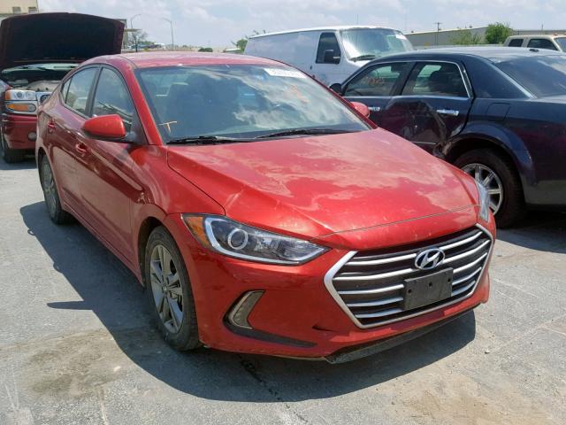 5NPD84LFXHH109808 - 2017 HYUNDAI ELANTRA SE RED photo 1