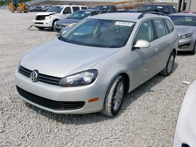 3VWPL7AJ3CM631670 - 2012 VOLKSWAGEN JETTA TDI SILVER photo 2