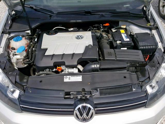 3VWPL7AJ3CM631670 - 2012 VOLKSWAGEN JETTA TDI SILVER photo 7