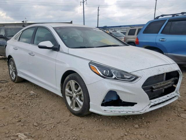 5NPE34AF7JH683262 - 2018 HYUNDAI SONATA SPO WHITE photo 1