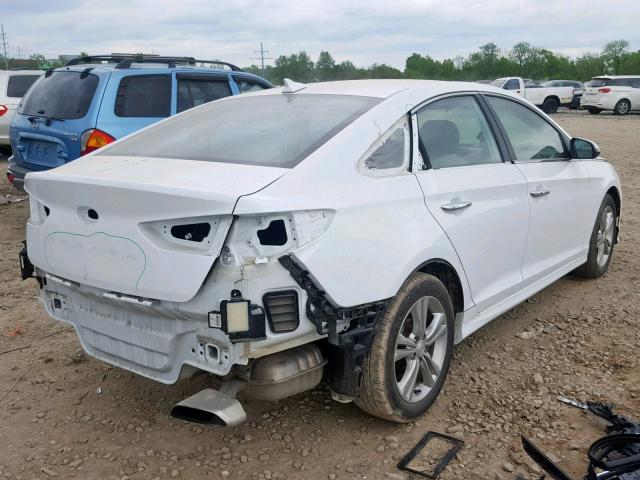 5NPE34AF7JH683262 - 2018 HYUNDAI SONATA SPO WHITE photo 4