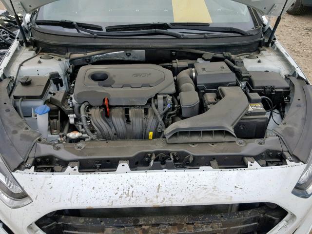 5NPE34AF7JH683262 - 2018 HYUNDAI SONATA SPO WHITE photo 7