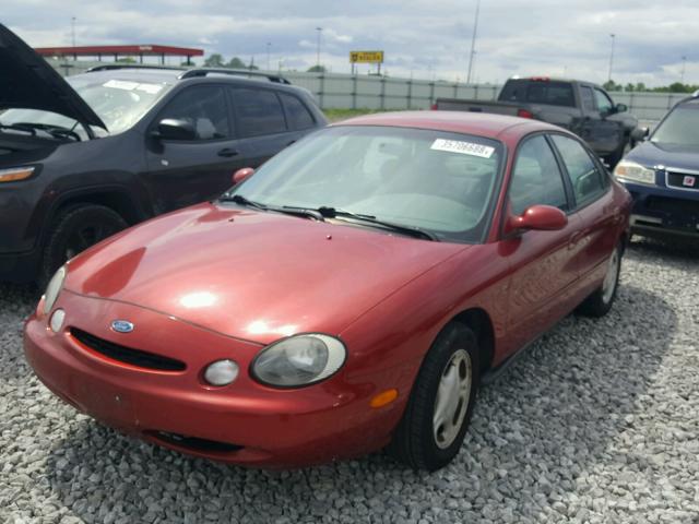 1FALP52U9TG253518 - 1996 FORD TAURUS GL RED photo 2