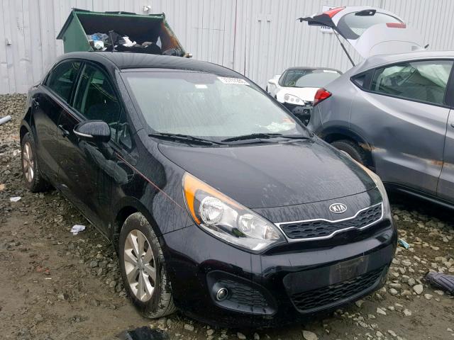 KNADN5A35C6022213 - 2012 KIA RIO EX BLACK photo 1