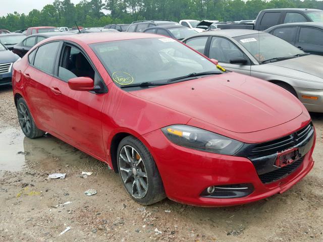 1C3CDFBB1ED719491 - 2014 DODGE DART SXT RED photo 1