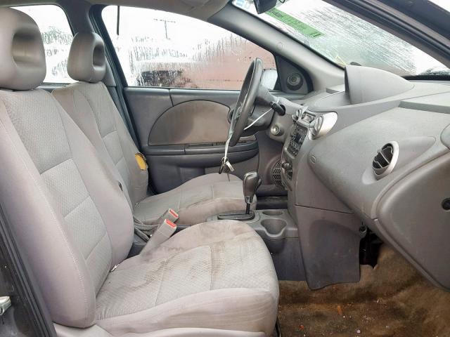1G8AJ54F85Z131896 - 2005 SATURN ION LEVEL GRAY photo 5