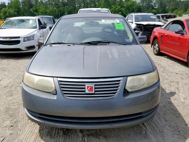 1G8AJ54F85Z131896 - 2005 SATURN ION LEVEL GRAY photo 9