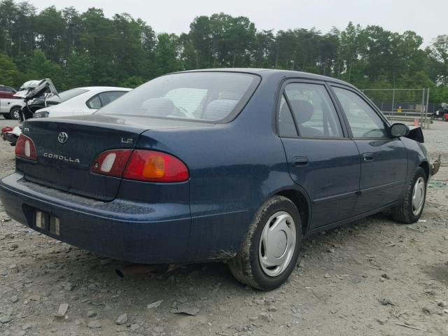 1NXBR18E9WZ089004 - 1998 TOYOTA COROLLA VE BLUE photo 4