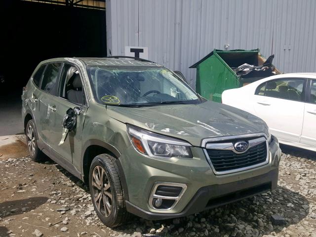 JF2SKASC1KH479762 - 2019 SUBARU FORESTER L GREEN photo 1