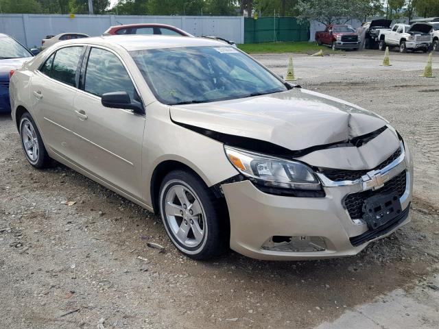 1G11A5SL8FF290556 - 2015 CHEVROLET MALIBU LS GOLD photo 1