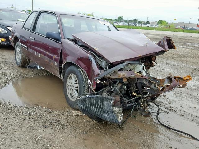 1G4NJ14DXJM026875 - 1988 BUICK SKYLARK CU MAROON photo 1