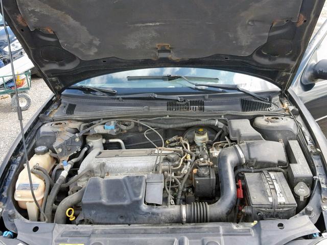 1G1JH12F047150796 - 2004 CHEVROLET CAVALIER L BLACK photo 7