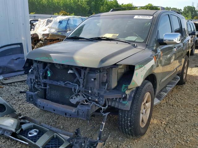 5N1AA08A54N710708 - 2004 NISSAN ARMADA SE GREEN photo 2