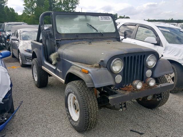 1JCCN87E0CT065625 - 1982 JEEP JEEP CJ7 BLUE photo 1