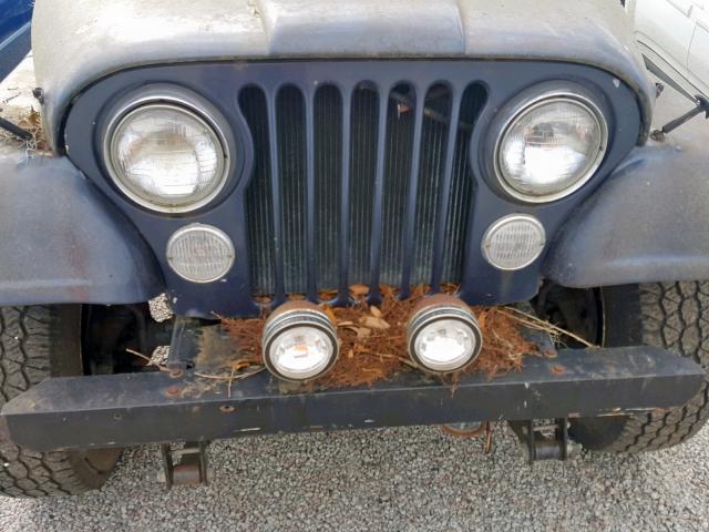 1JCCN87E0CT065625 - 1982 JEEP JEEP CJ7 BLUE photo 9