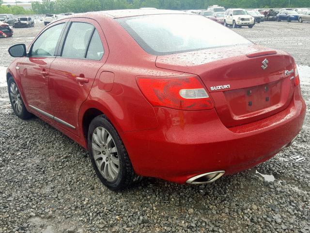 JS2RF9A33D6100511 - 2013 SUZUKI KIZASHI SE RED photo 3