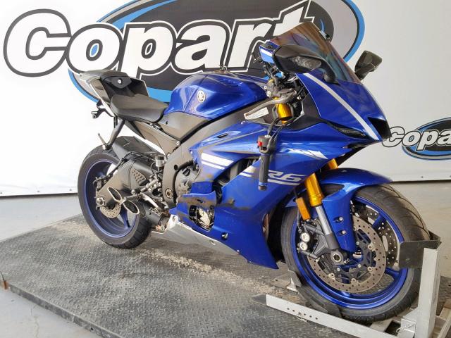 JYARJ28EXHA000802 - 2017 YAMAHA YZFR6 BLUE photo 1