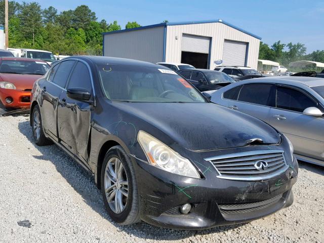 JN1CV6AP9BM303452 - 2011 INFINITI G37 BASE BLACK photo 1