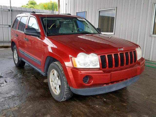 1J4GS48K46C288256 - 2006 JEEP GRAND CHER RED photo 1