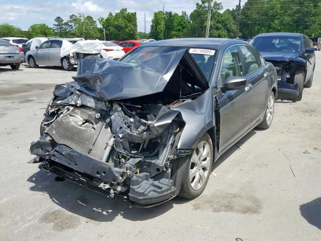 1HGCP368X9A002757 - 2009 HONDA ACCORD EXL GRAY photo 2