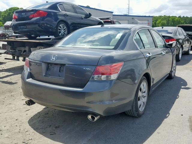 1HGCP368X9A002757 - 2009 HONDA ACCORD EXL GRAY photo 4