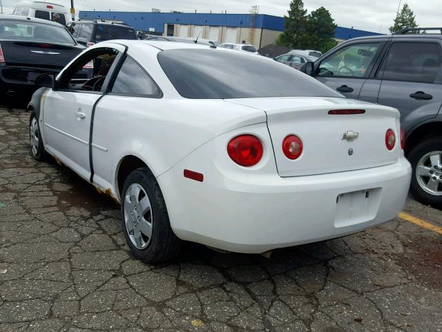 1G1AL18F587109141 - 2008 CHEVROLET COBALT LT WHITE photo 3