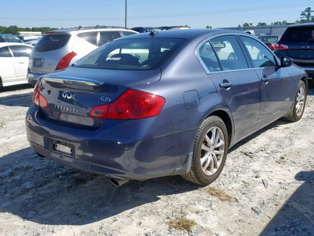 JNKCV61F69M360141 - 2009 INFINITI G37 BLUE photo 4