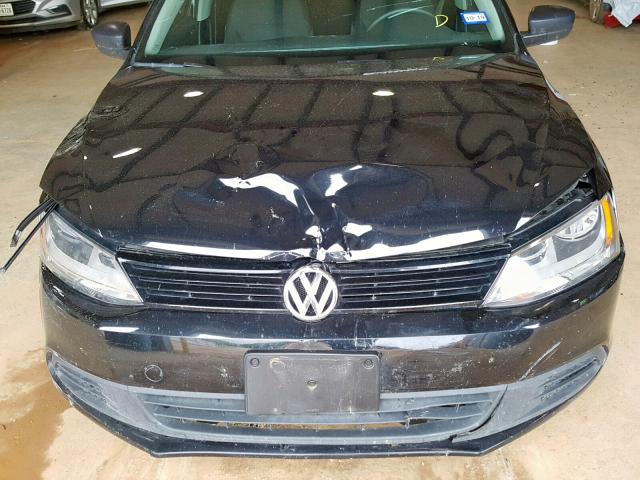 3VW2K7AJXEM399231 - 2014 VOLKSWAGEN JETTA BASE BLACK photo 7