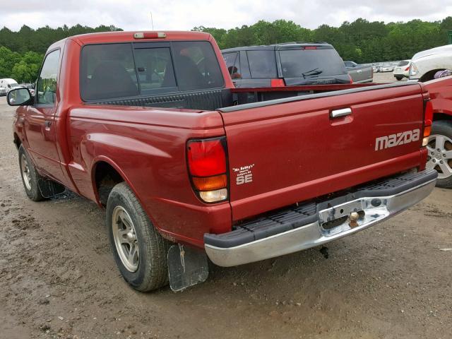 4F4YR12C9YTM05510 - 2000 MAZDA B2500 BURGUNDY photo 3