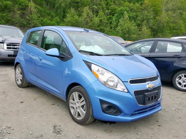 KL8CB6S96EC592010 - 2014 CHEVROLET SPARK LS BLUE photo 1