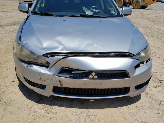 JA3AU16U38U034963 - 2008 MITSUBISHI LANCER DE SILVER photo 9