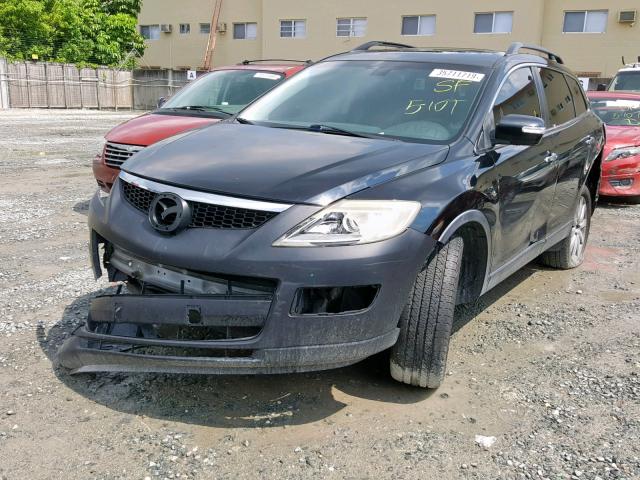 JM3TB28A180134115 - 2008 MAZDA CX-9 BLACK photo 2