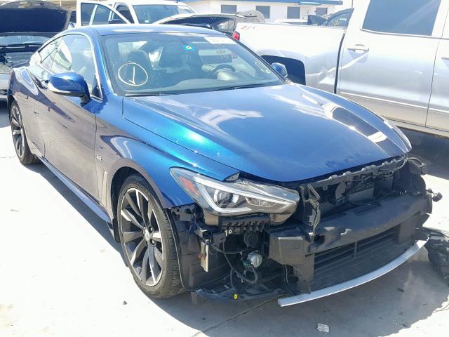 JN1EV7EL1HM552424 - 2017 INFINITI Q60 PREMIU BLUE photo 1