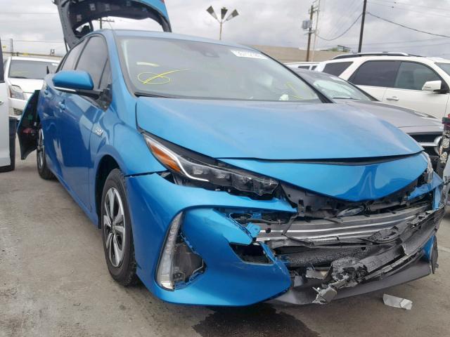 JTDKARFP2H3054246 - 2017 TOYOTA PRIUS PRIM 蓝色 照片 1