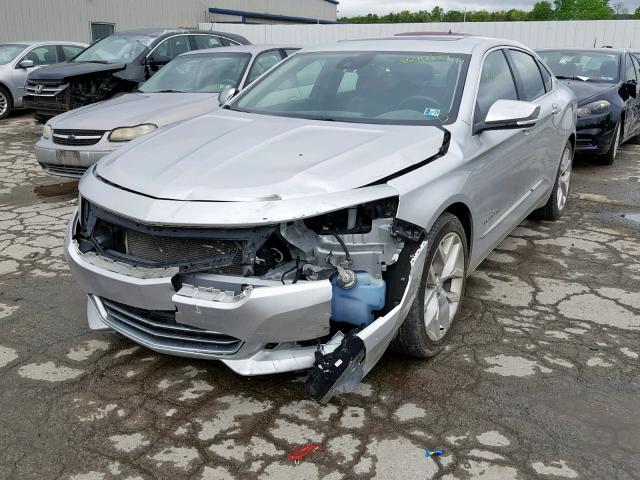 1G1155S38EU123984 - 2014 CHEVROLET IMPALA LTZ SILVER photo 2