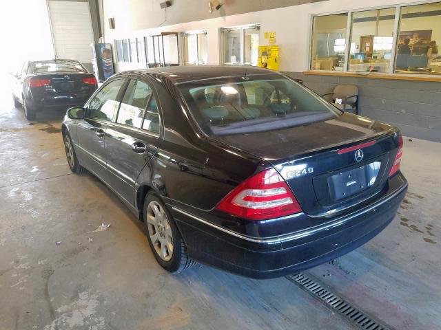 WDBRF61J55A653925 - 2005 MERCEDES-BENZ C 240  photo 3