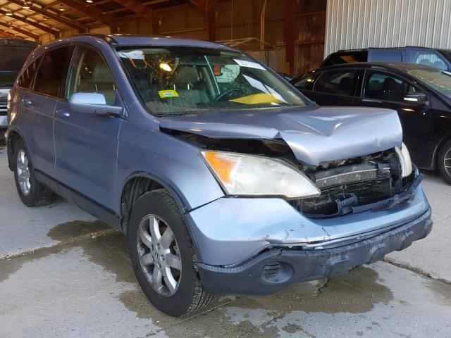 JHLRE38747C049676 - 2007 HONDA CR-V EXL BLUE photo 1