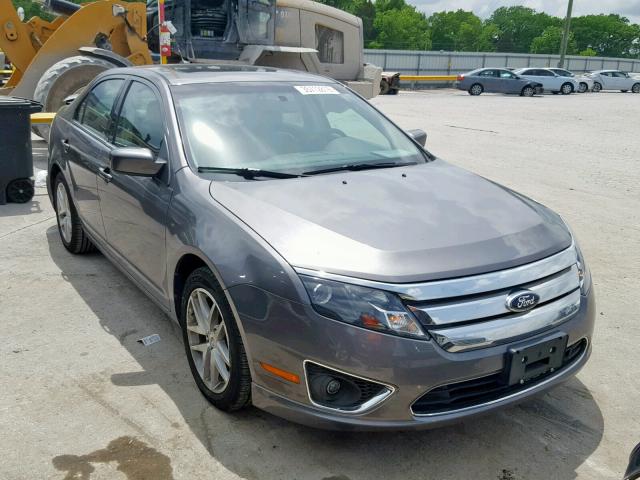 3FAHP0JA8CR438409 - 2012 FORD FUSION SEL GRAY photo 1