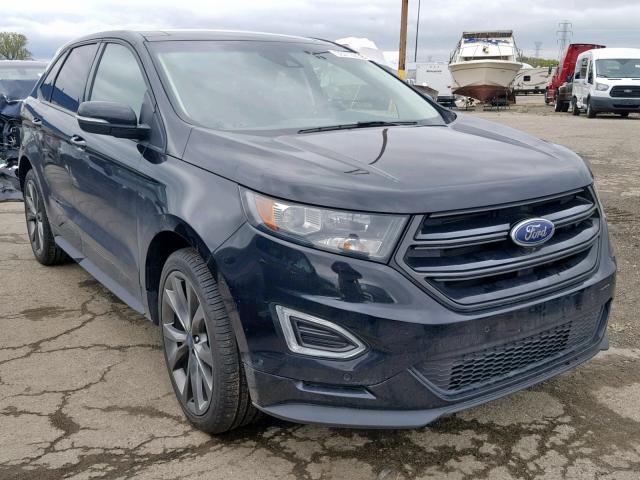 2FMPK4AP1GBC65090 - 2016 FORD EDGE SPORT BLACK photo 1