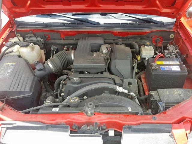 1GCCS136768141039 - 2006 CHEVROLET COLORADO RED photo 7