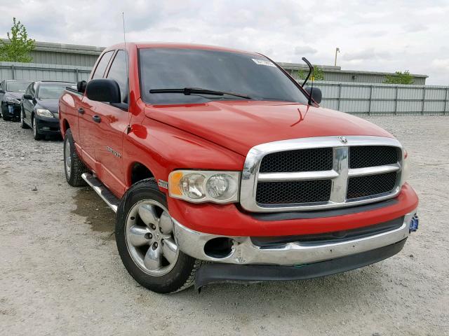 1D7HU18DX4J108684 - 2004 DODGE RAM 1500 S RED photo 1