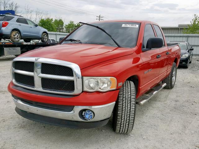 1D7HU18DX4J108684 - 2004 DODGE RAM 1500 S RED photo 2