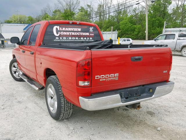 1D7HU18DX4J108684 - 2004 DODGE RAM 1500 S RED photo 3