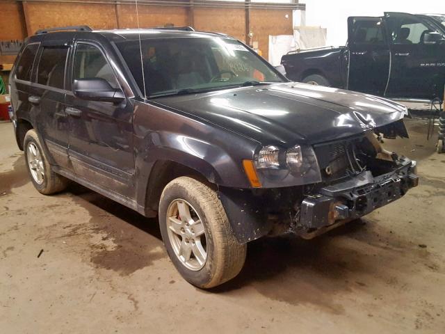 1J4GR48K25C603338 - 2005 JEEP GRAND CHER BLACK photo 1