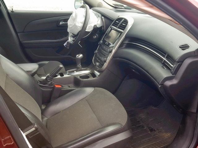 1G11C5SL4FF195518 - 2015 CHEVROLET MALIBU 1LT BURGUNDY photo 5