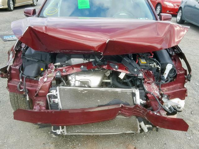 1G11C5SL4FF195518 - 2015 CHEVROLET MALIBU 1LT BURGUNDY photo 7