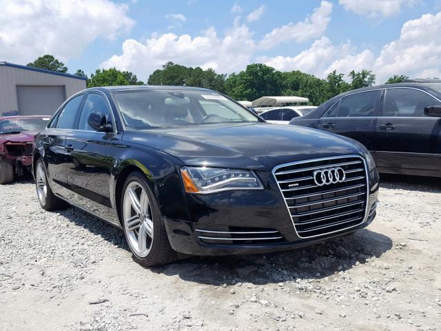 WAUAGAFD9DN000830 - 2013 AUDI A8 QUATTRO BLACK photo 1