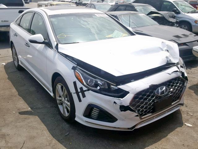 5NPE34AF3JH710084 - 2018 HYUNDAI SONATA SPO WHITE photo 1